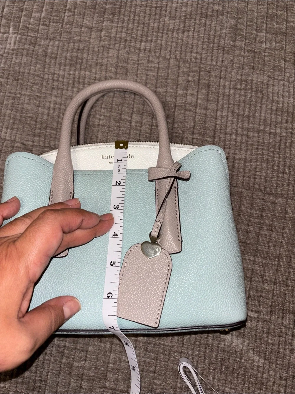 kate spade Light Blue & Blush Mini Satchel